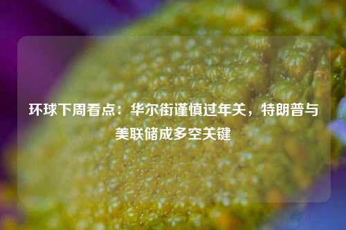 环球下周看点：华尔街谨慎过年关，特朗普与美联储成多空关键